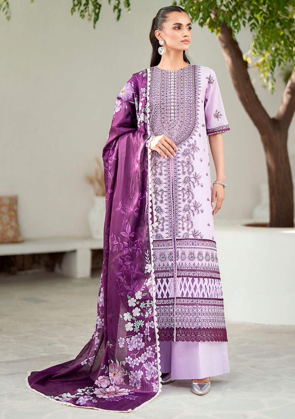 Lawn Collection - Bin ILyas - Riwaayat Spring Summer - RSP24#303 - A
