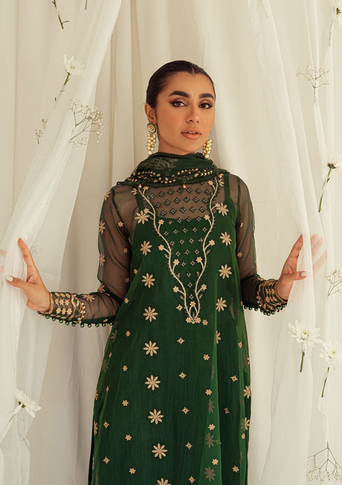 Formal Collection - Cross Stitch - Luxury - V02 | EMERALD CEYLON