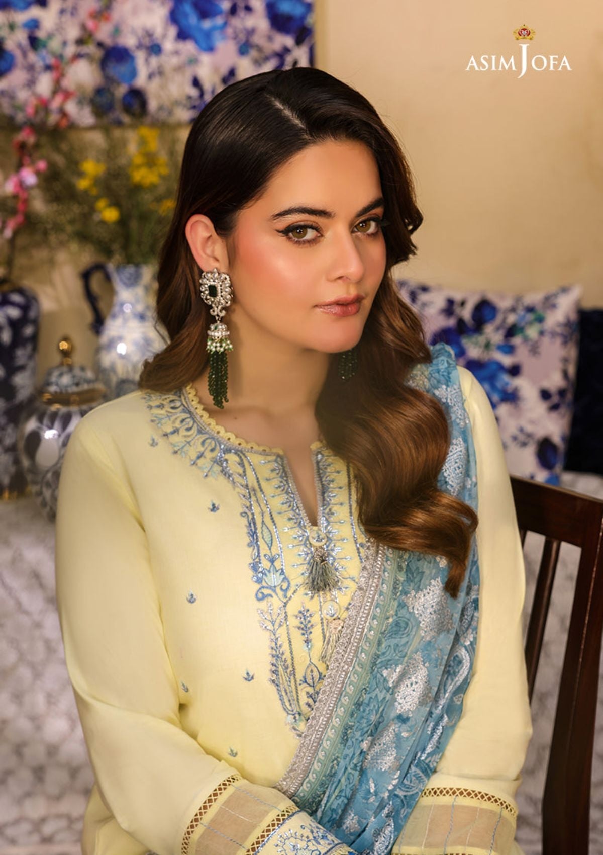 Lawn Collection - Asim Jofa - Zarq Barq - AJZB#17 - Official Asim Jofa - Agha Fabrics UK