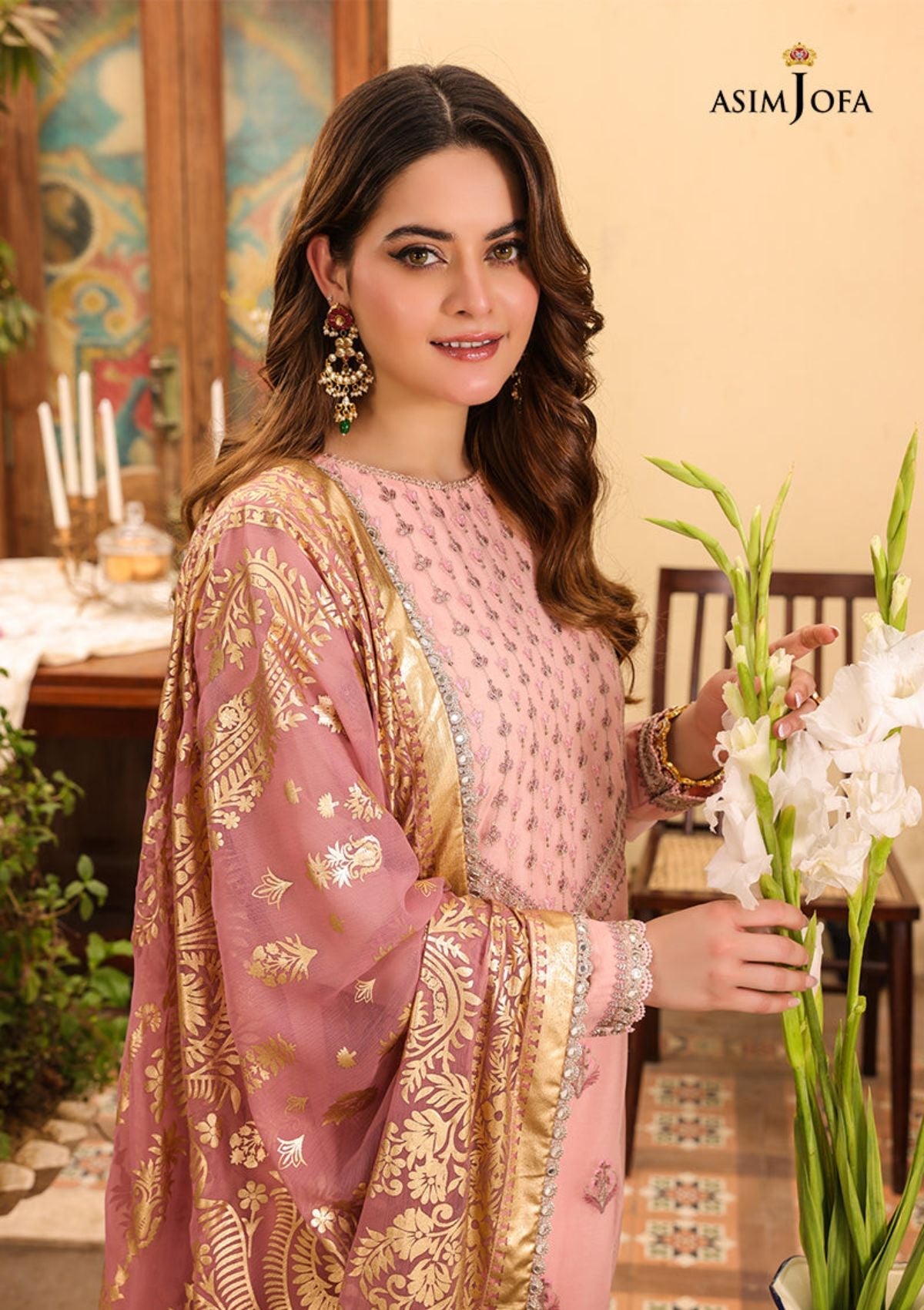 Lawn Collection - Asim Jofa - Zarq Barq - AJZB#3 - Official Asim Jofa - Agha Fabrics UK