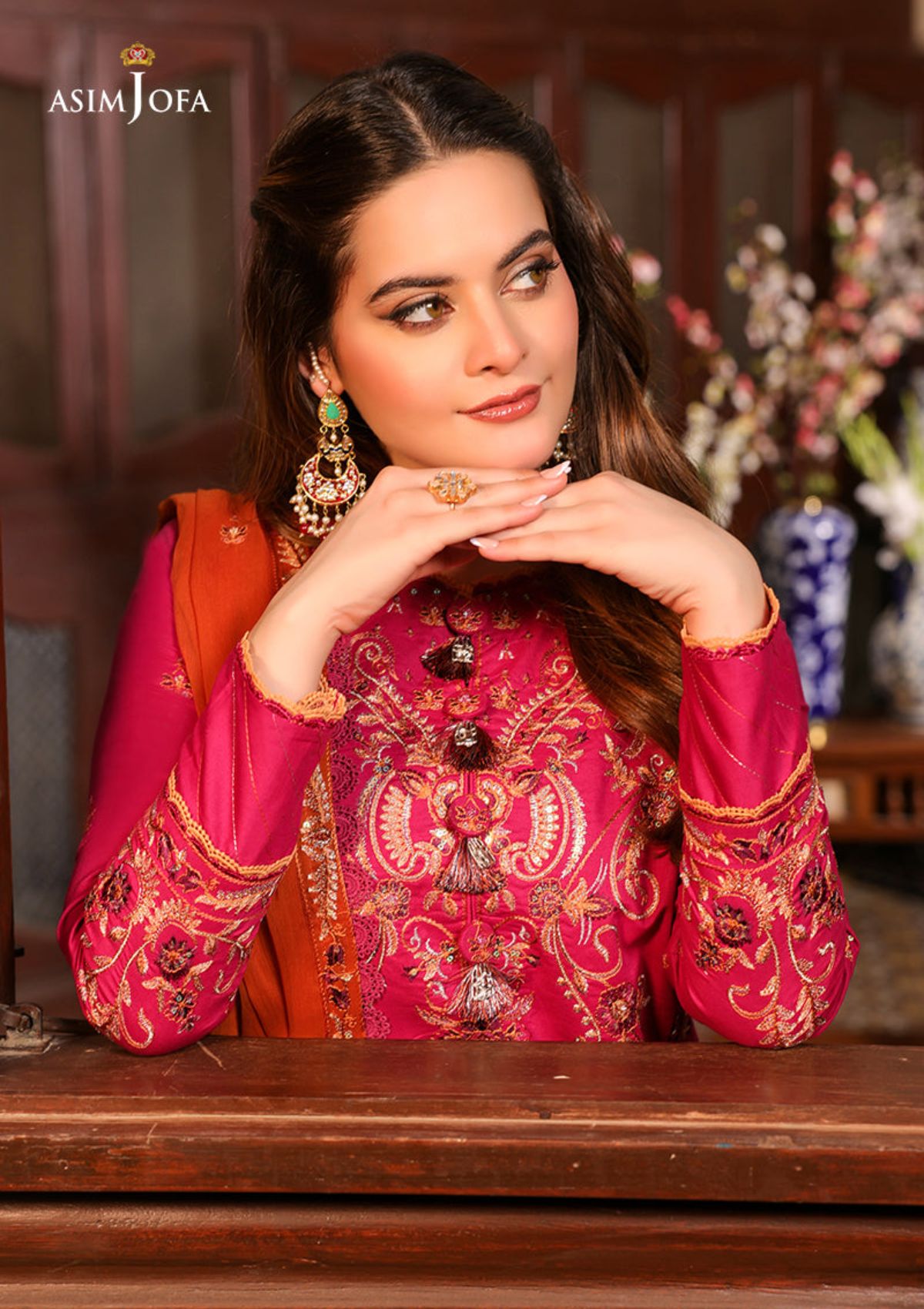 Lawn Collection - Asim Jofa - Zarq Barq - AJZB#15 - Official Asim Jofa - Agha Fabrics UK
