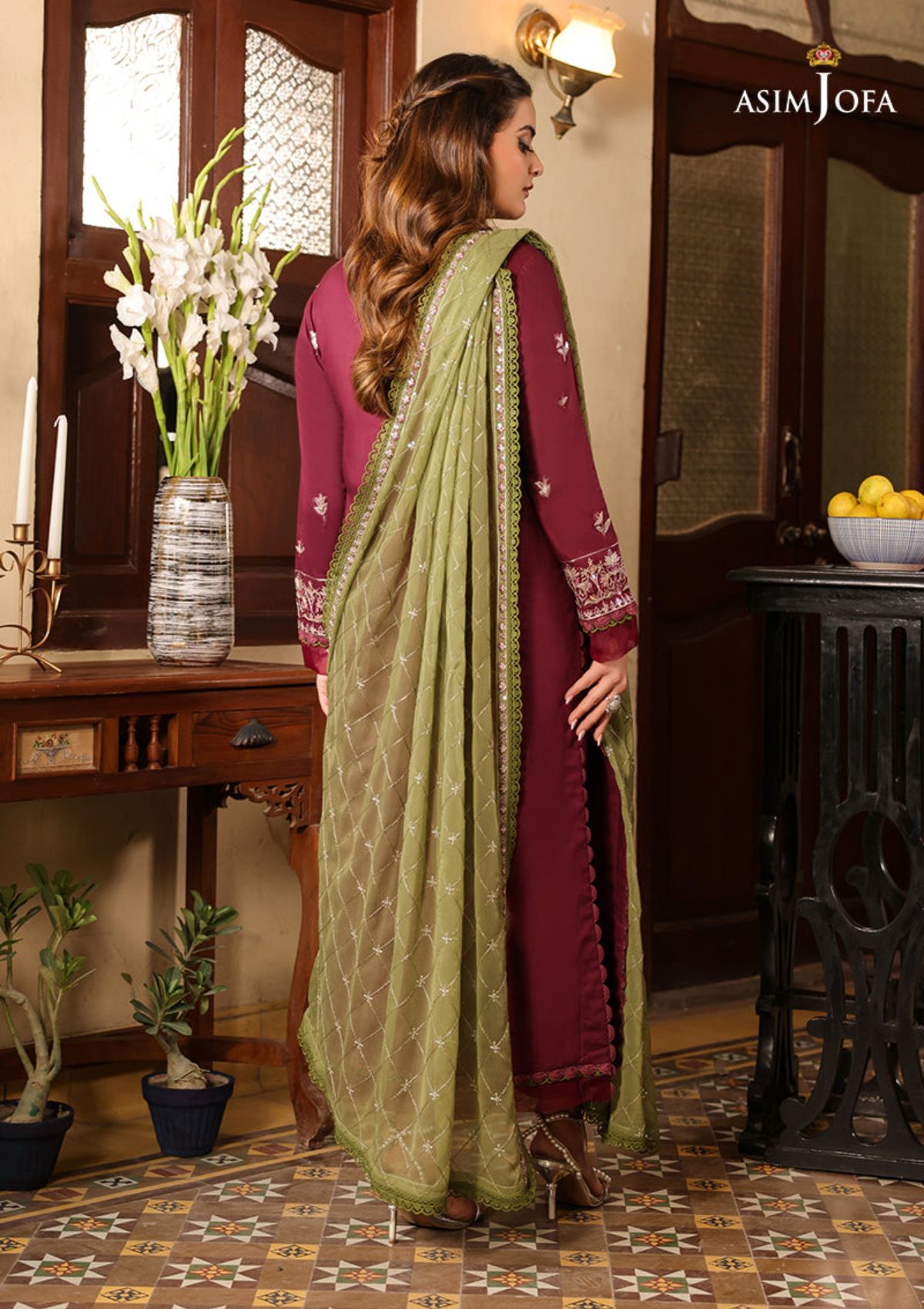 Lawn Collection - Asim Jofa - Zarq Barq - AJZB#11 - Official Asim Jofa - Agha Fabrics UK