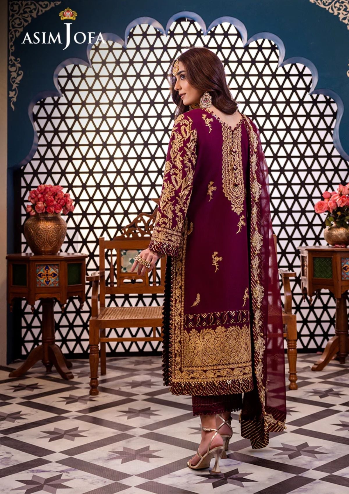 Lawn Collection - Asim Jofa - Fasana - e - Ishq - AFI24#03