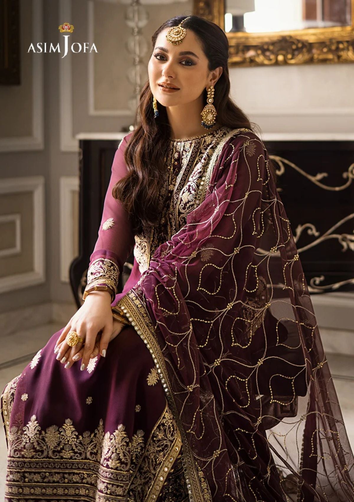 Formal Collection - Asim Jofa - Zari Sitara - AJZS#23 - Official Asim Jofa - Agha Fabrics UK