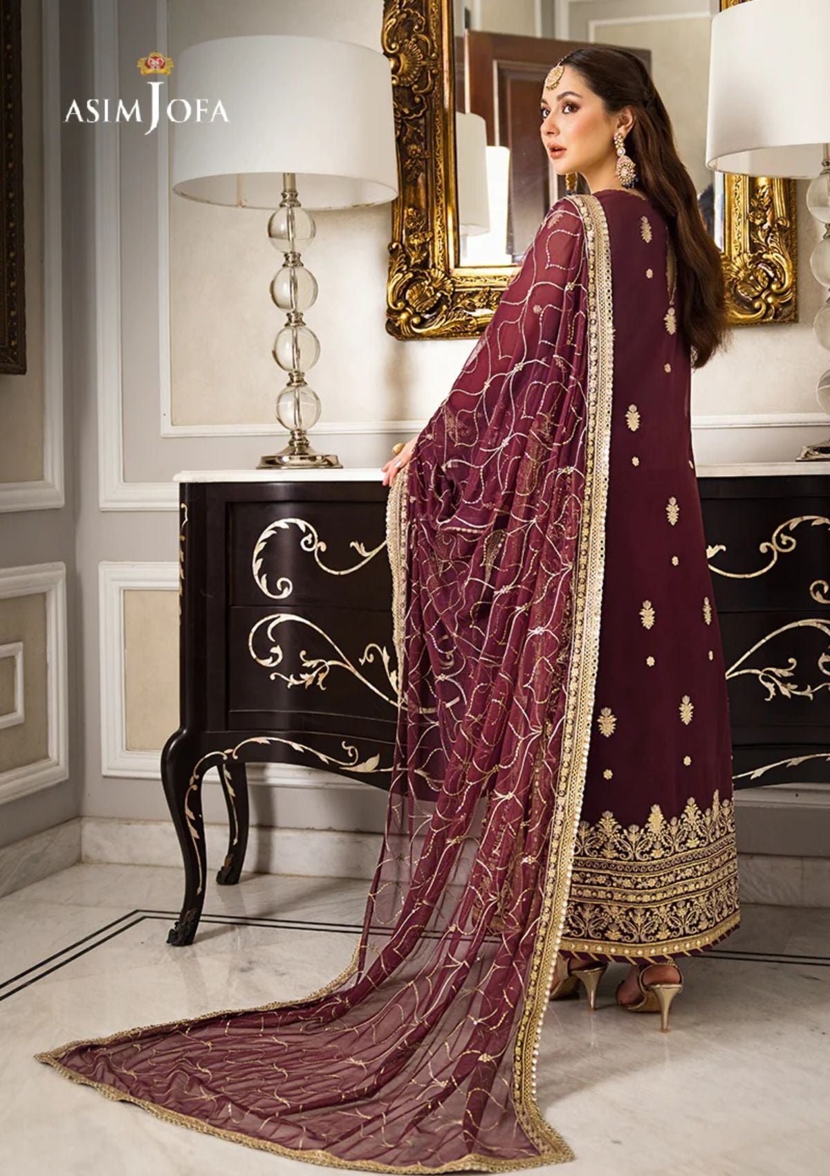 Formal Collection - Asim Jofa - Zari Sitara - AJZS#23 - Official Asim Jofa - Agha Fabrics UK