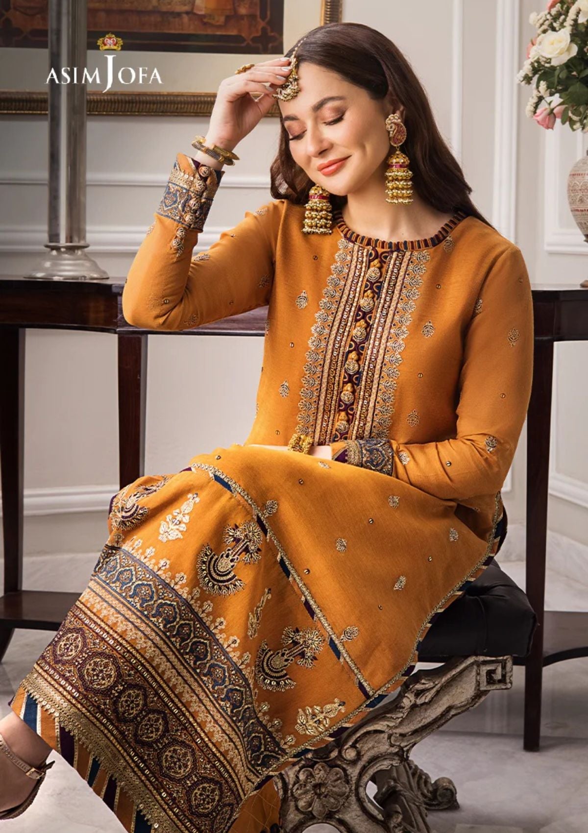 Formal Collection - Asim Jofa - Zari Sitara - AJZS#11 - Official Asim Jofa - Agha Fabrics UK