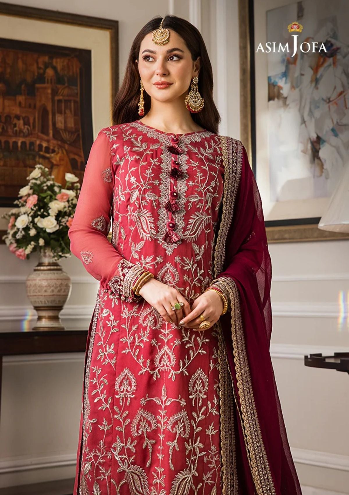 Formal Collection - Asim Jofa - Zari Sitara - AJZS#28 - Official Asim Jofa - Agha Fabrics UK