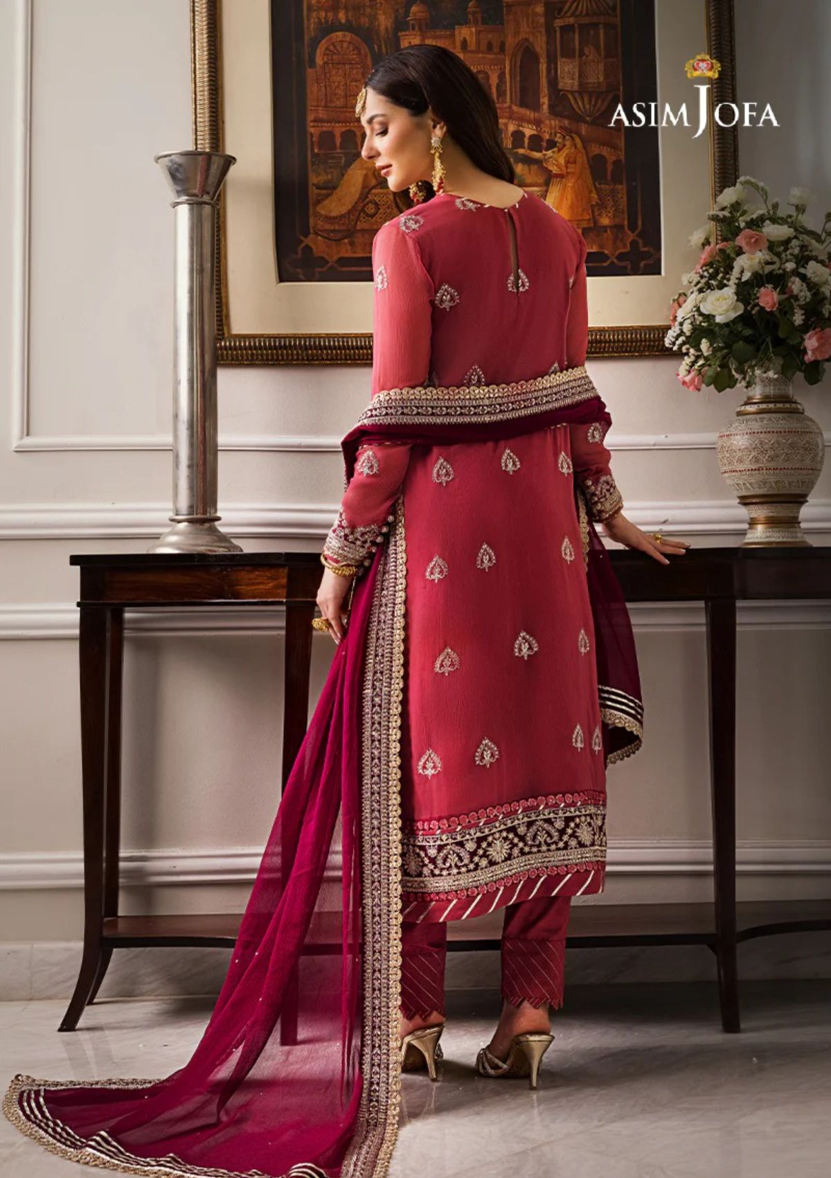 Formal Collection - Asim Jofa - Zari Sitara - AJZS#28 - Official Asim Jofa - Agha Fabrics UK