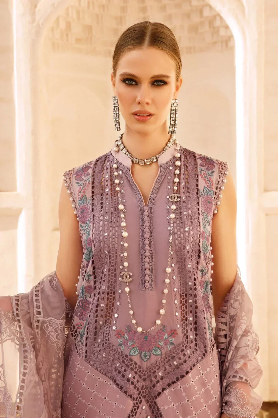 Maria B | Luxury Lawn | D-2301-A -  Maria B Luxury -  Agha Fabrics