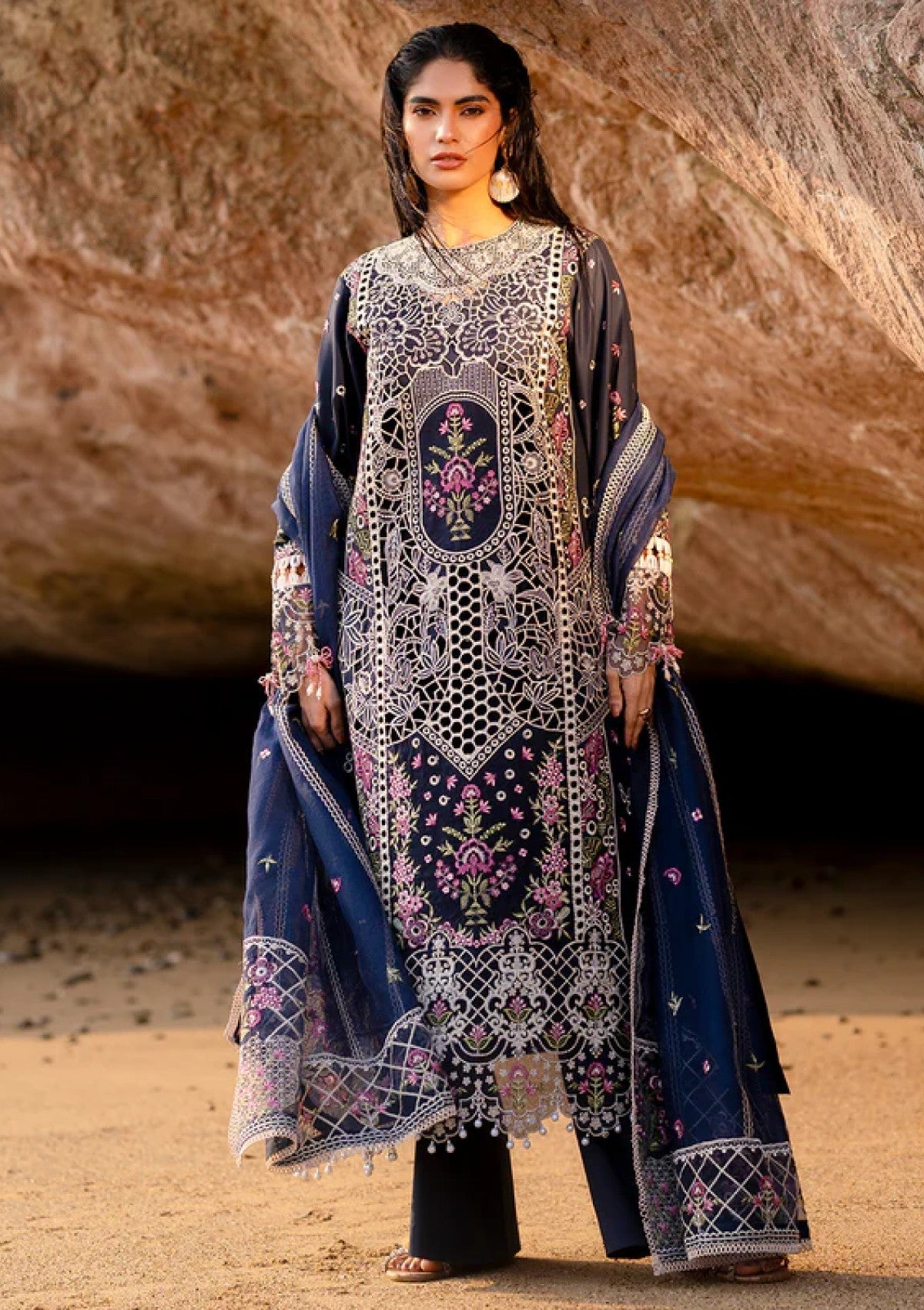 Lawn - Mahnur - Sirene Luxury 25 - D#04 - Derya