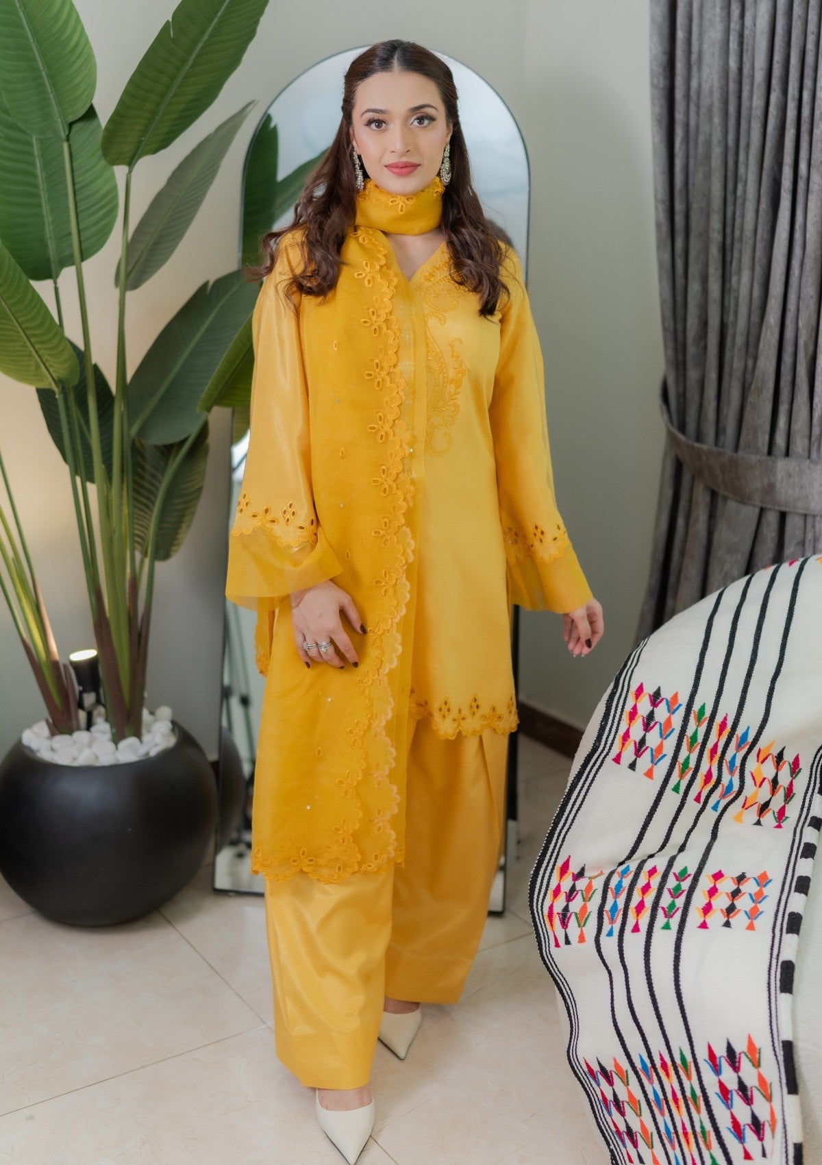 Pret - Fozia Khalid - Silkspire 25 - Vol II - SAFFRON