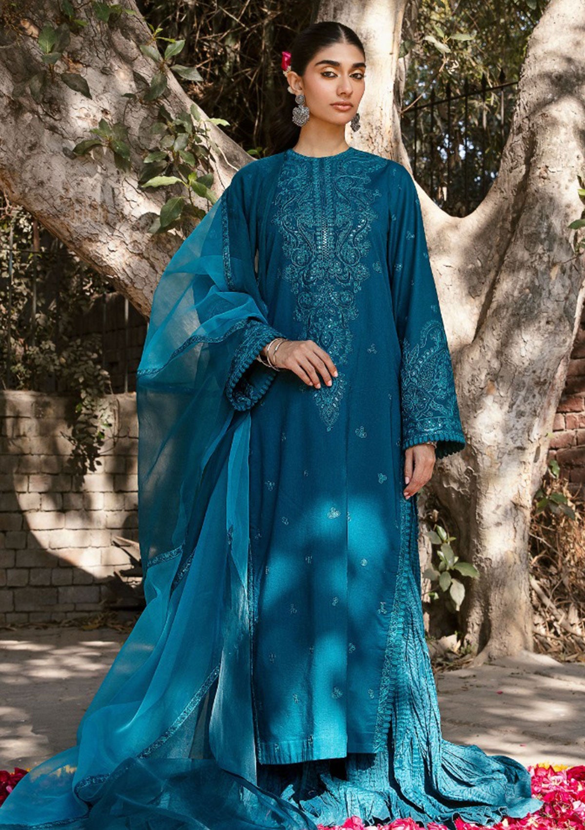 Lawn Collection - Ayzel  - Raqs Festive - AR#7 | Saraab