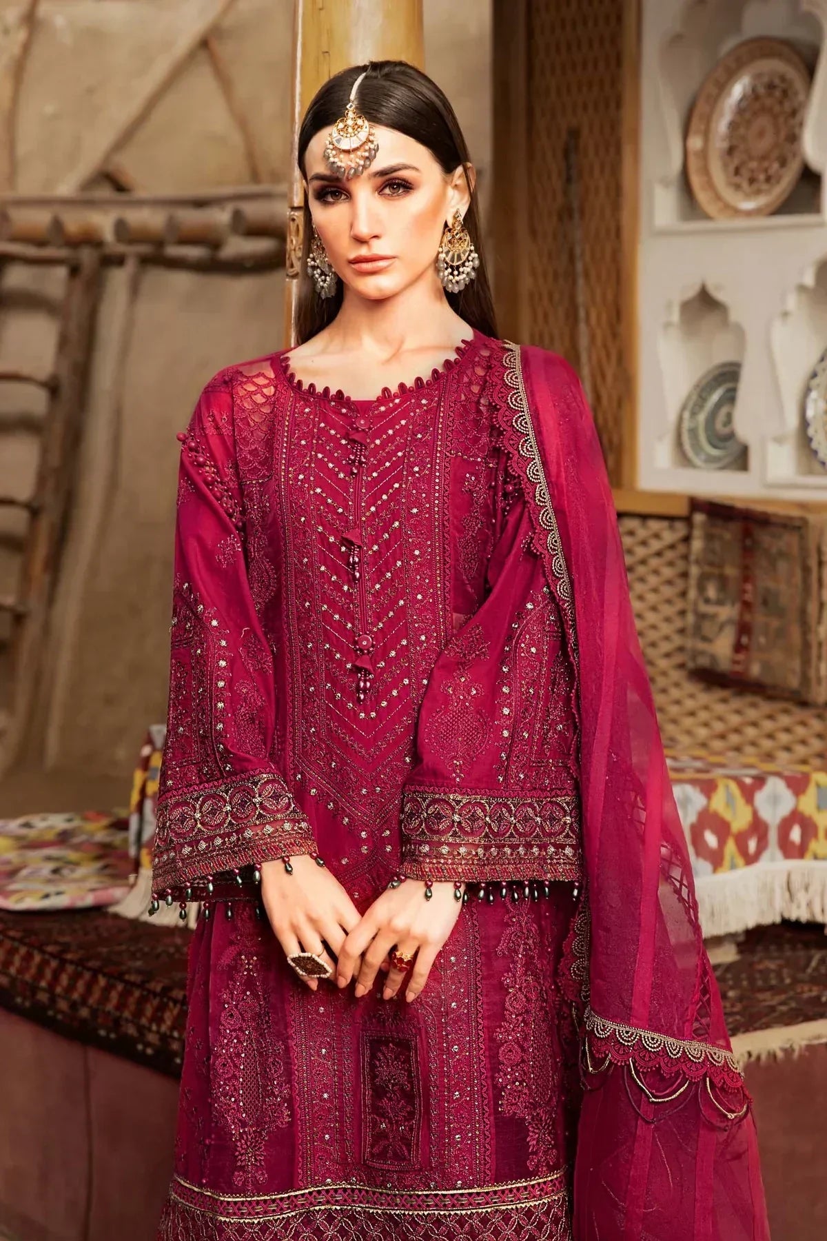Maria B | Luxury Lawn | D-2311-B -  Maria B Luxury -  Agha Fabrics