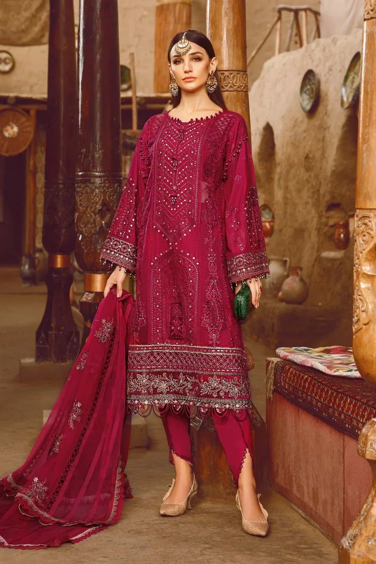 Maria B | Luxury Lawn | D-2311-B -  Maria B Luxury -  Agha Fabrics