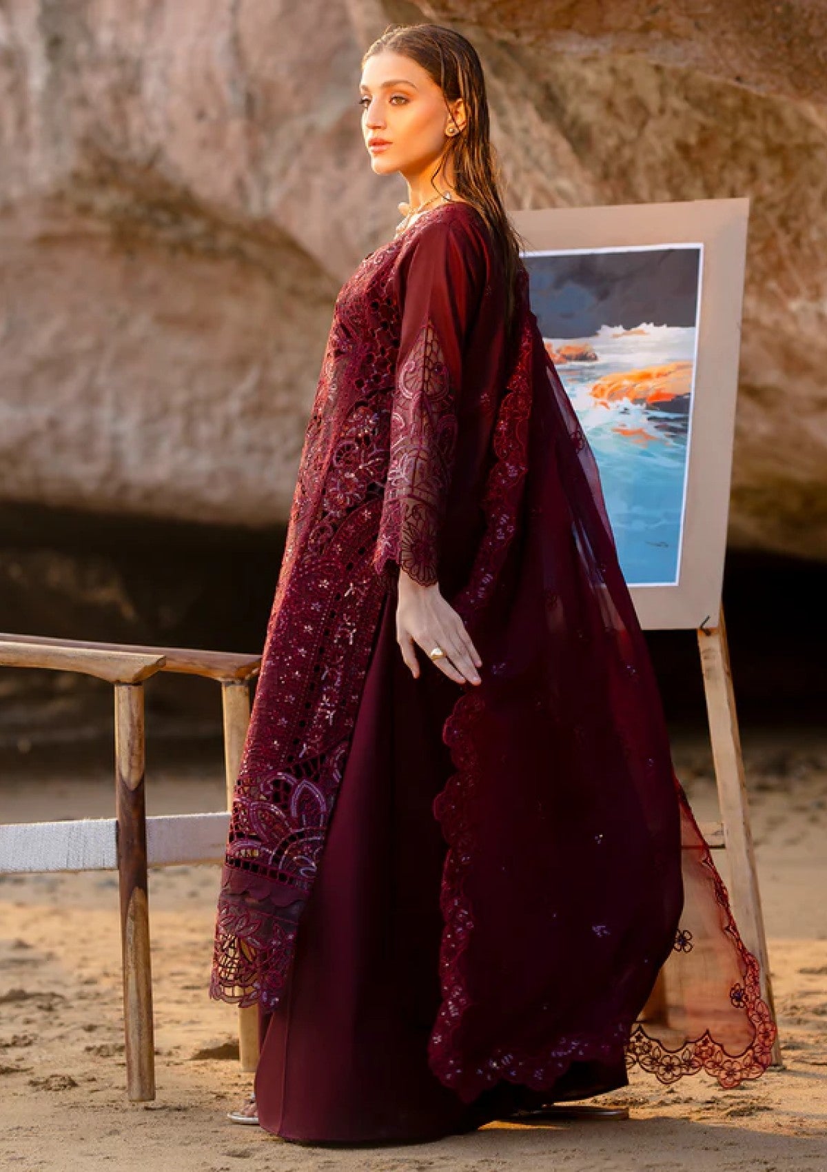 Lawn - Mahnur - Sirene Luxury 25 - D#1B - Amayra