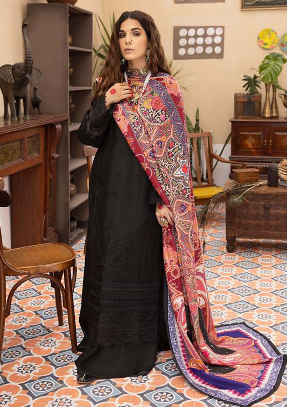 Winter Collection - Mahnur - Masakali - D# 06 A - Official Mahnur - Agha Fabrics UK