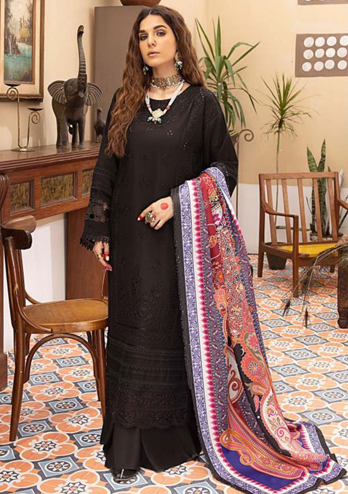 Winter Collection - Mahnur - Masakali - D# 06 A - Official Mahnur - Agha Fabrics UK