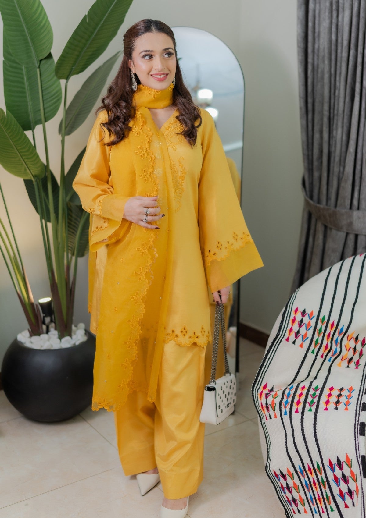 Pret - Fozia Khalid - Silkspire 25 - Vol II - SAFFRON