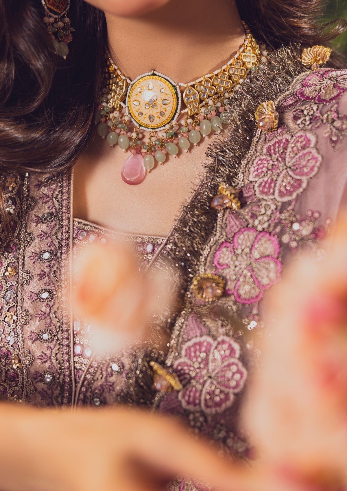 Formal Collection - Rubaaiyat - Wedding Edit 24 - Tea Pink - Official Rubaaiyat - Agha Fabrics UK