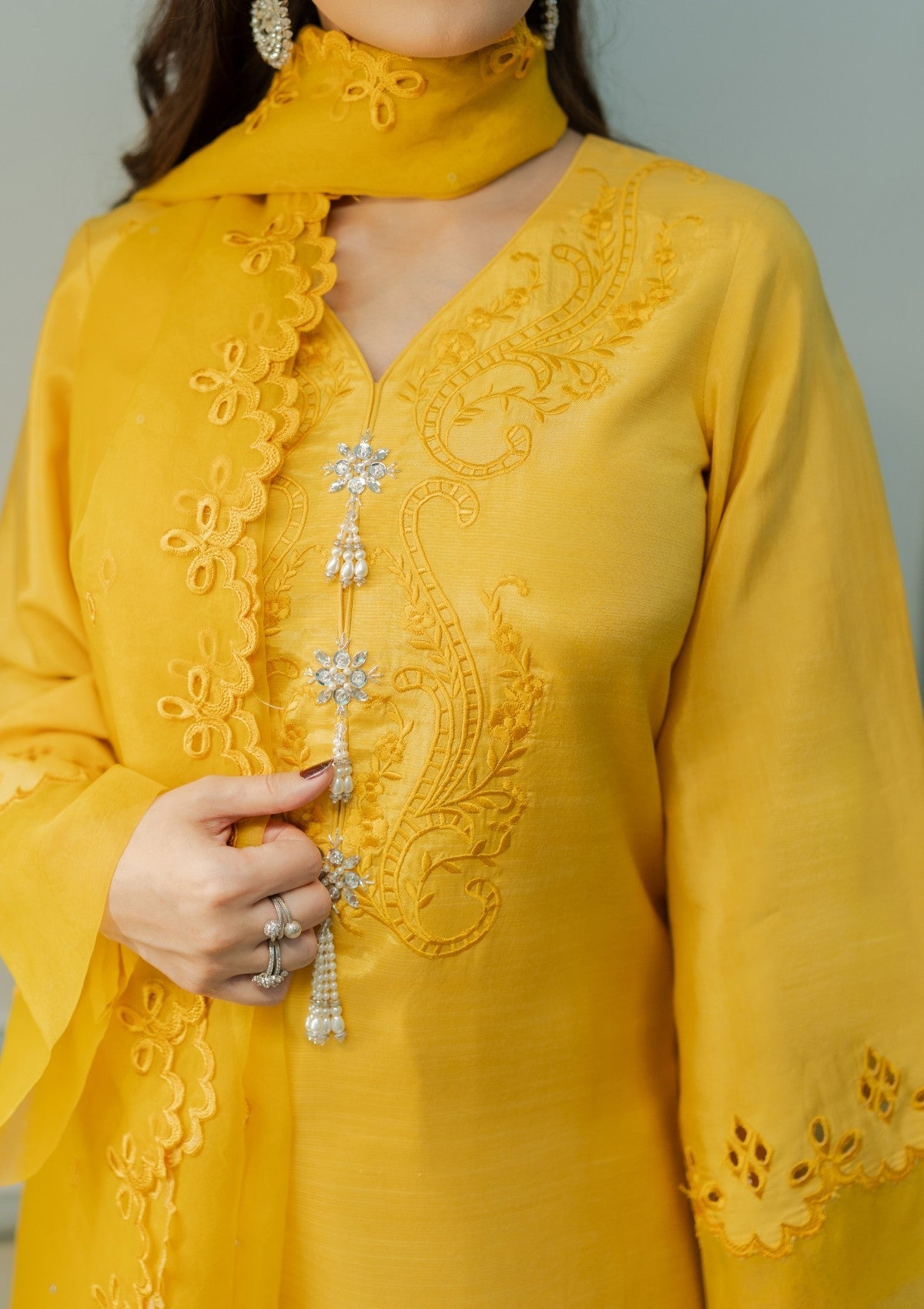 Pret - Fozia Khalid - Silkspire 25 - Vol II - SAFFRON