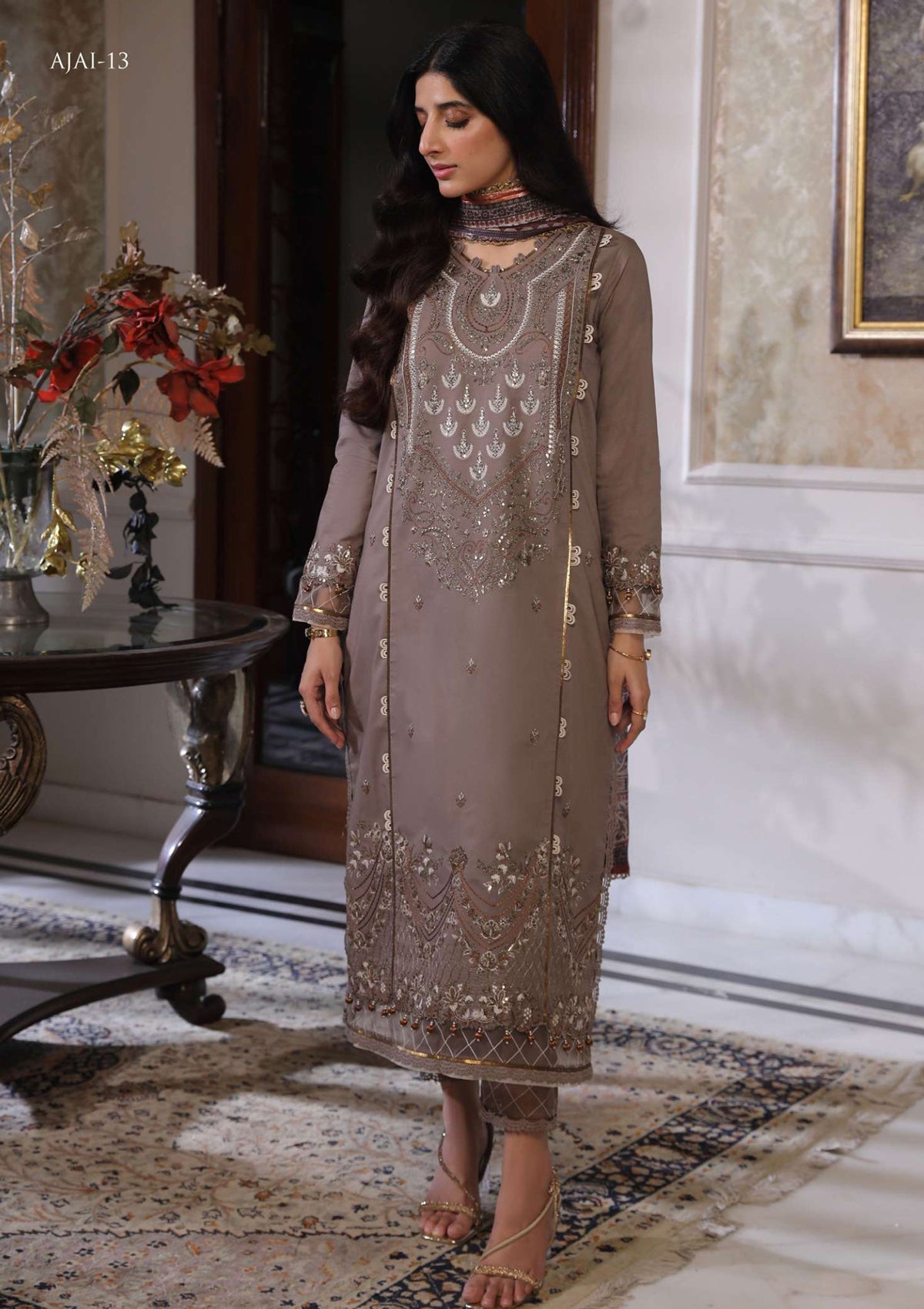 Lawn Collection - Asim Jofa - Aira - AJAI#13 - Official Asim Jofa - Agha Fabrics UK