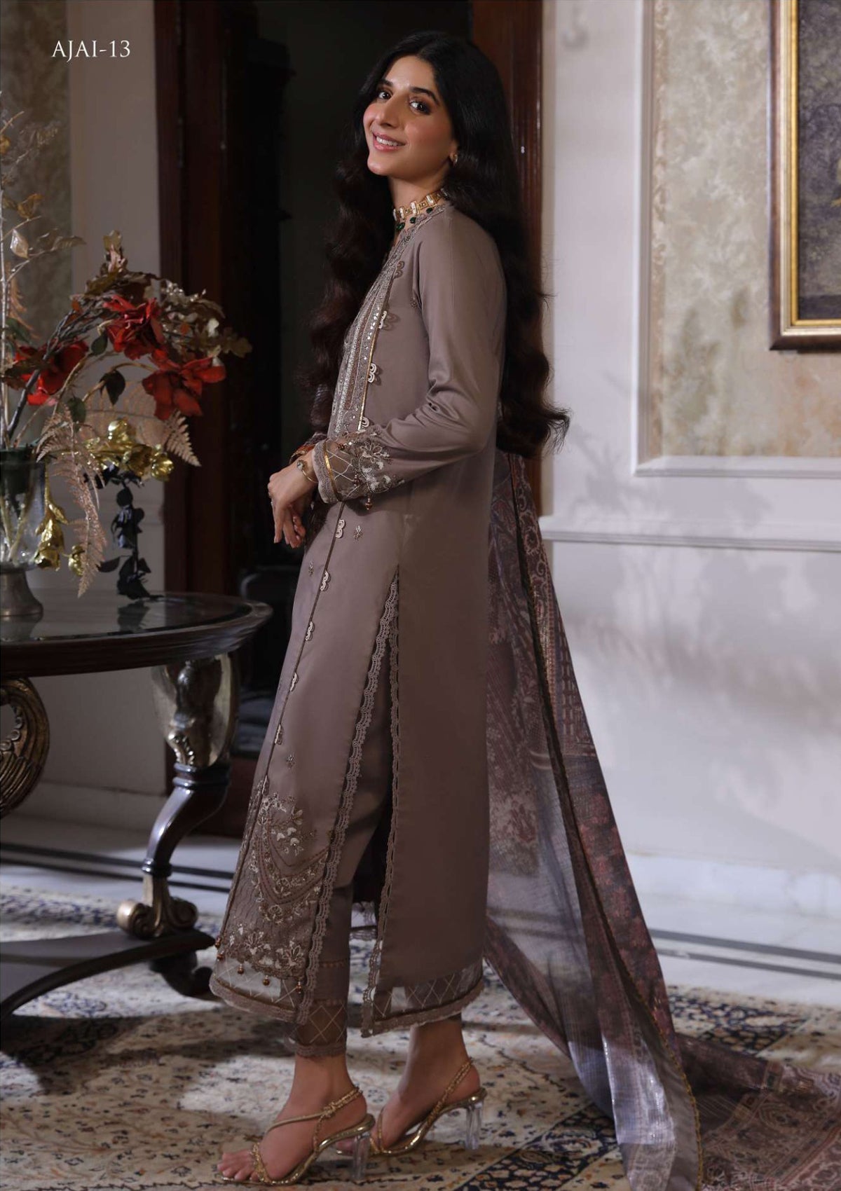 Lawn Collection - Asim Jofa - Aira - AJAI#13 - Official Asim Jofa - Agha Fabrics UK
