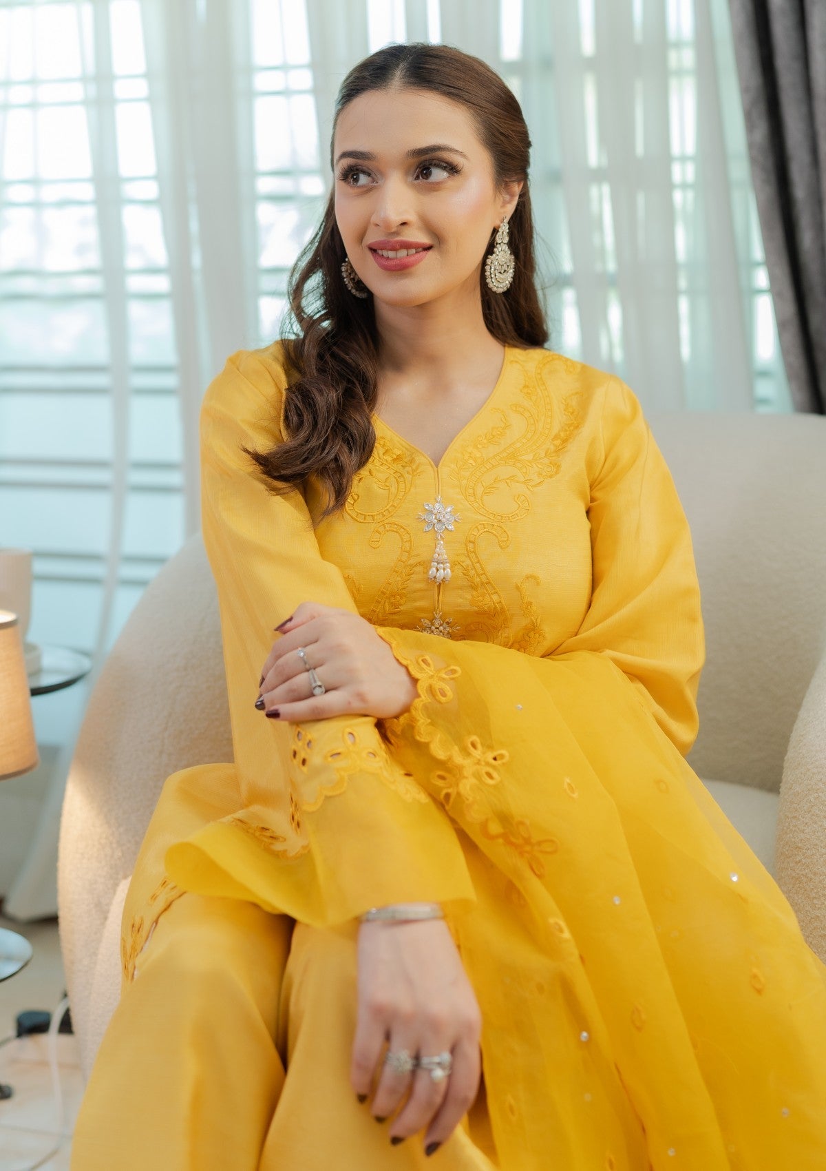 Pret - Fozia Khalid - Silkspire 25 - Vol II - SAFFRON