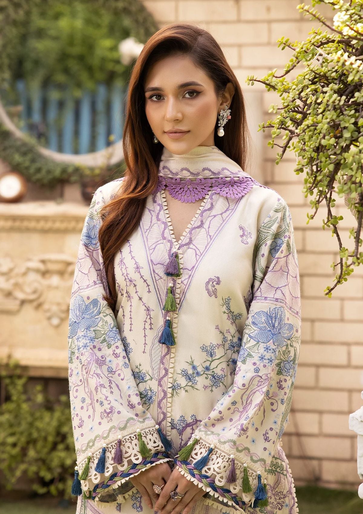 Winter Collection - Tessa - Embroidered - TJG24#04 - Glacial Grace