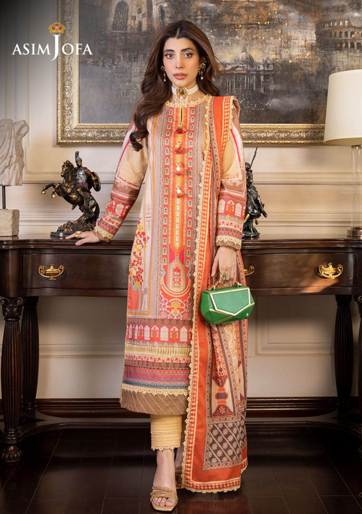 Lawn Collection - Asim Jofa - Rania - Edition Two - AJS#33 - Official Asim Jofa - Agha Fabrics UK