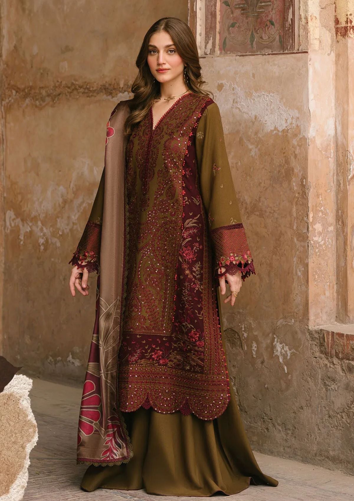 Winter Collection - Bin Ilyas - Gulabi Baagh - BI24GB 156-A