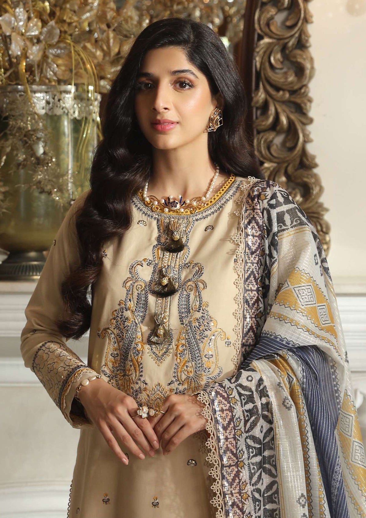 Lawn Collection - Asim Jofa - Aira - AJAI#14 - Official Asim Jofa - Agha Fabrics UK