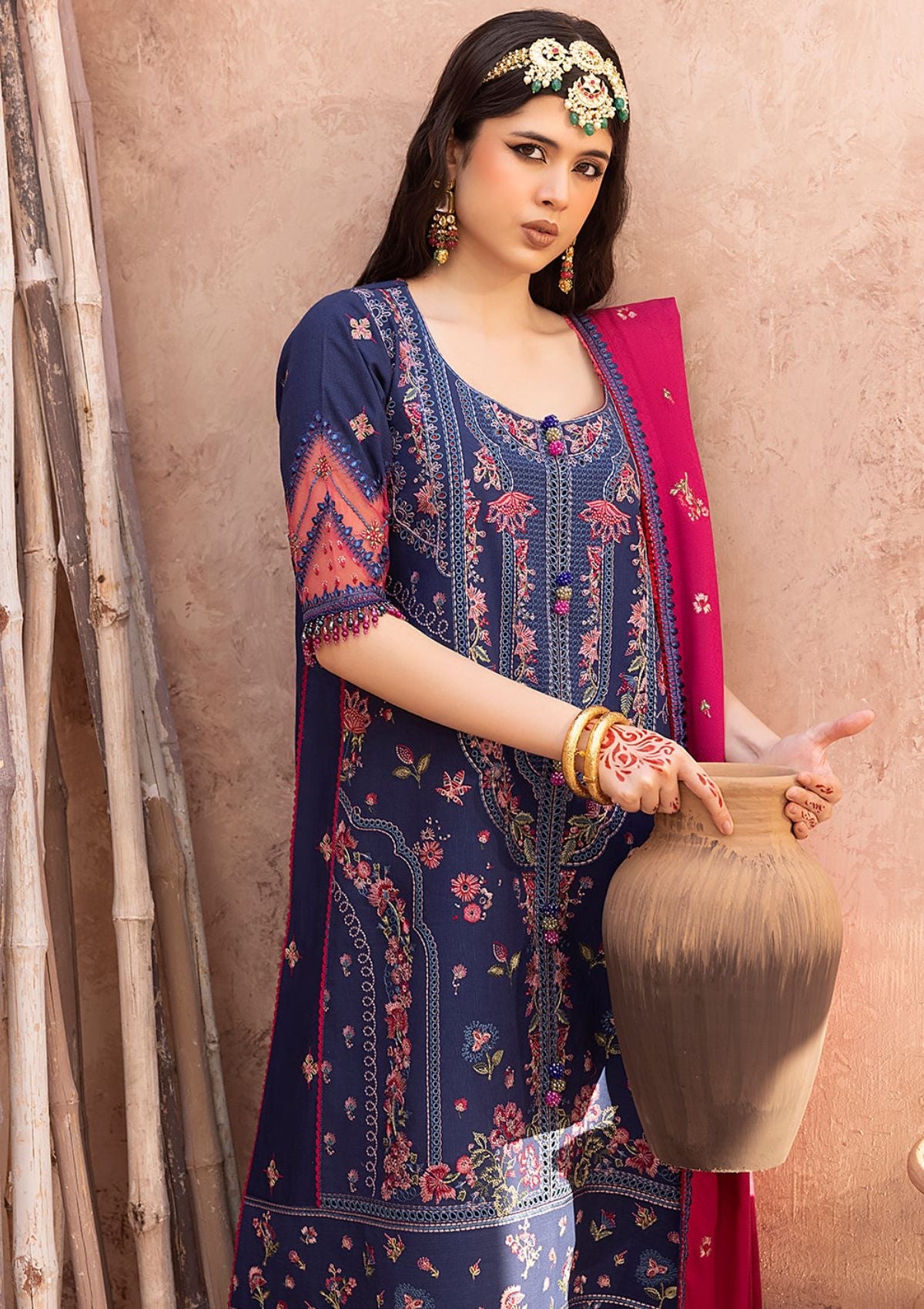 Winter Collection - Bin Ilyas - Laal - Luxury - BL#1512-B