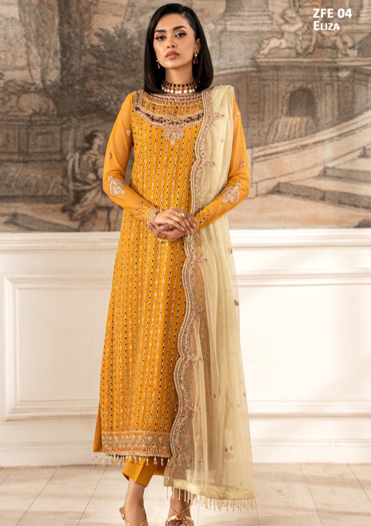 Formals - Zarif - Luxury - ZFE25# 04 - Eliza