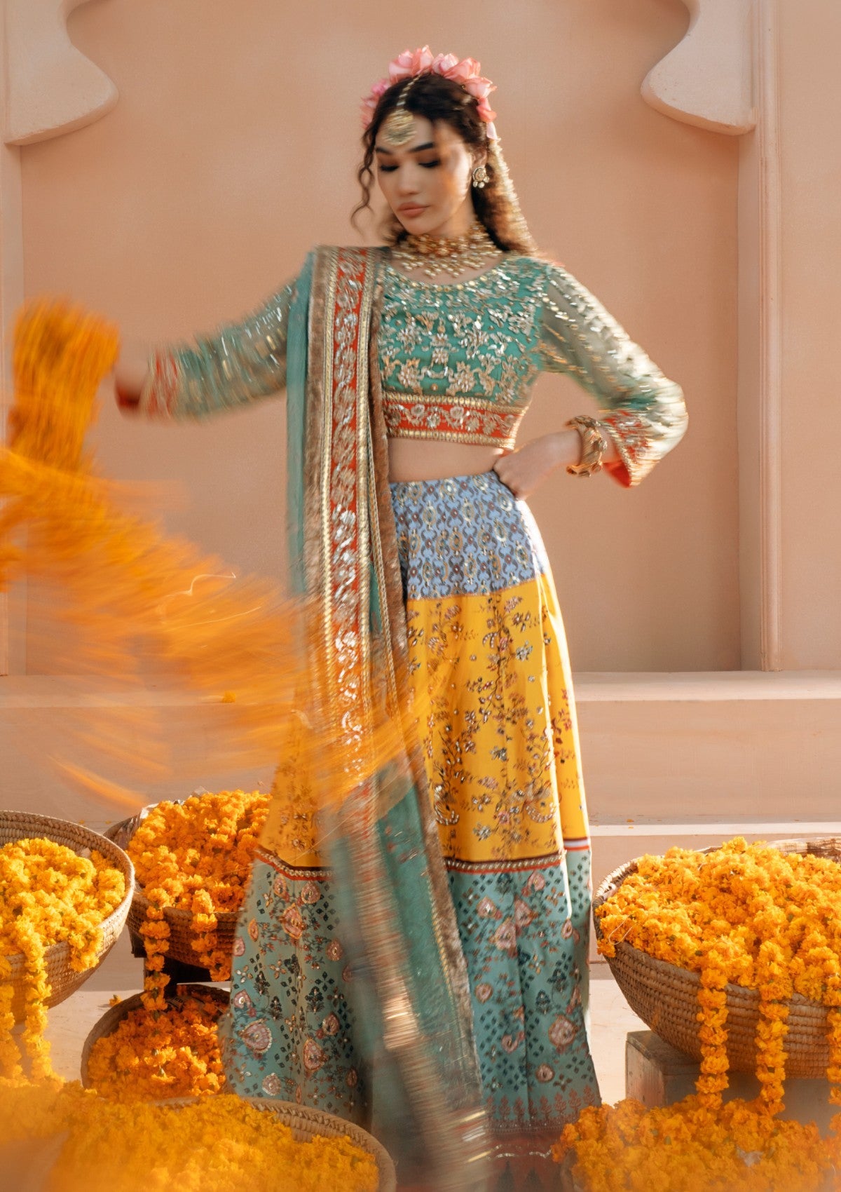 Pret - Fozia Khalid - Chamakh Dhamakh - Wedding Festivity - Shagun