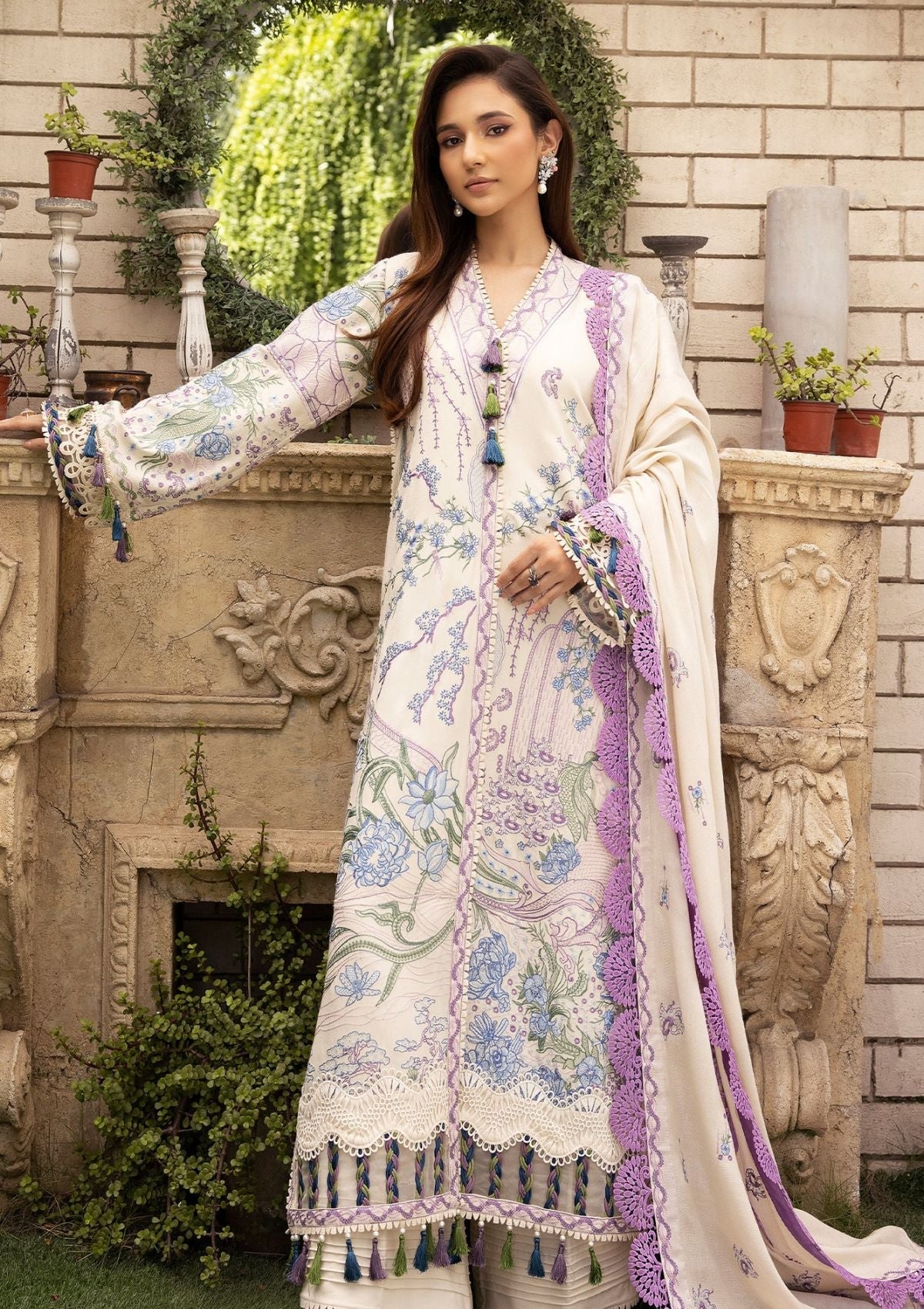 Winter Collection - Tessa - Embroidered - TJG24#04 - Glacial Grace