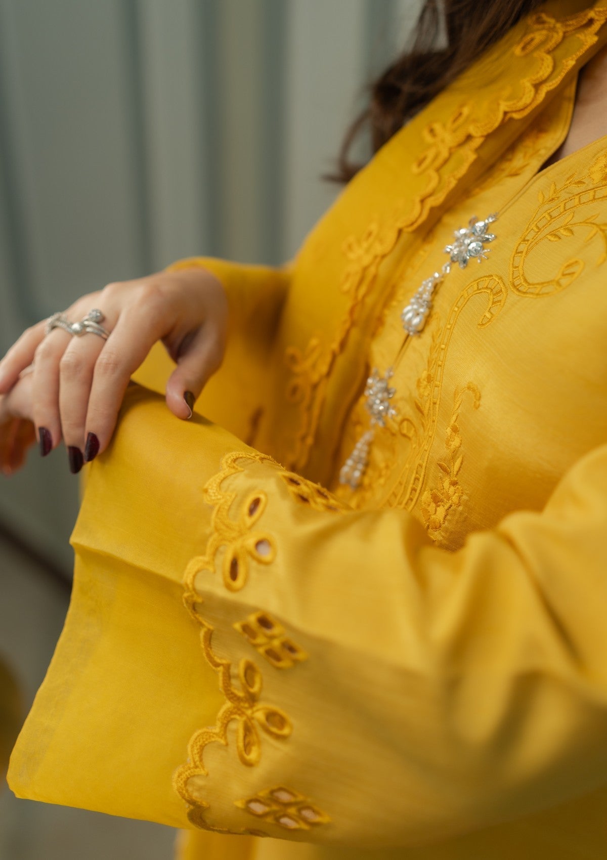 Pret - Fozia Khalid - Silkspire 25 - Vol II - SAFFRON