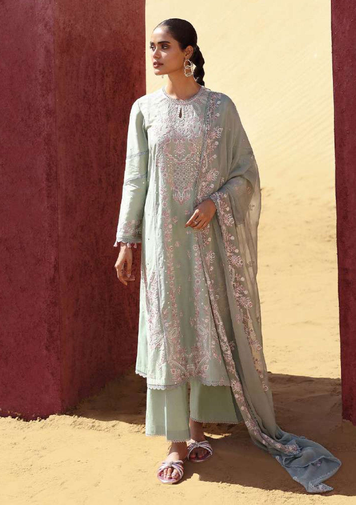 Lawn Collection - Cross Stitch - Eid Lawn 2 - SL24#12 - Mystic Verve