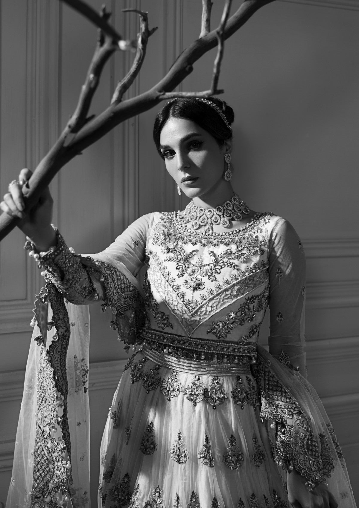 Formal Collection - Rubaaiyat - Wedding Edit 24 - Off White - Official Rubaaiyat - Agha Fabrics UK