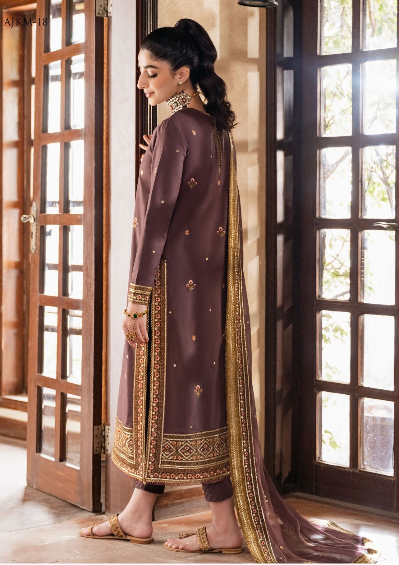 Festive Collection - Asim Jofa - Eid Festive - AJKM-18 - Official Asim Jofa - Agha Fabrics UK