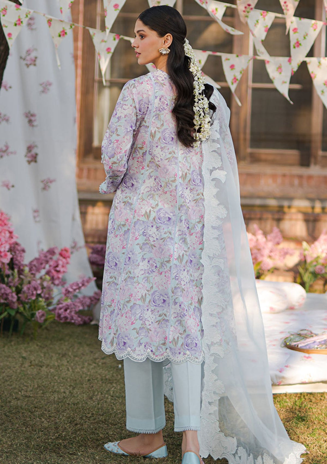 Lawn Collection - Cross Stitch - EidÃÂàLawnÃÂà- CEL24#24 - TENDER BREEZE