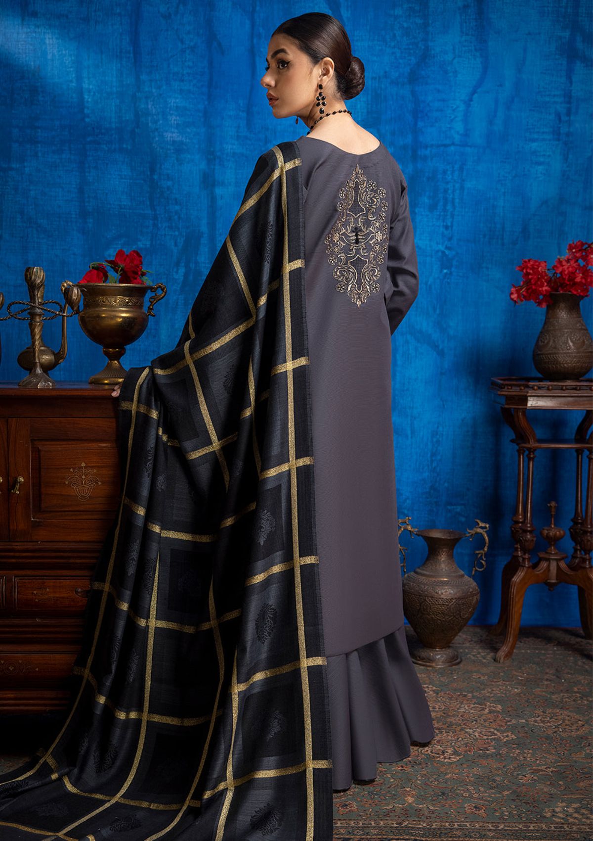 Winter Collection - Bin Ilyas - Remal - Khaddar - D#1946-A