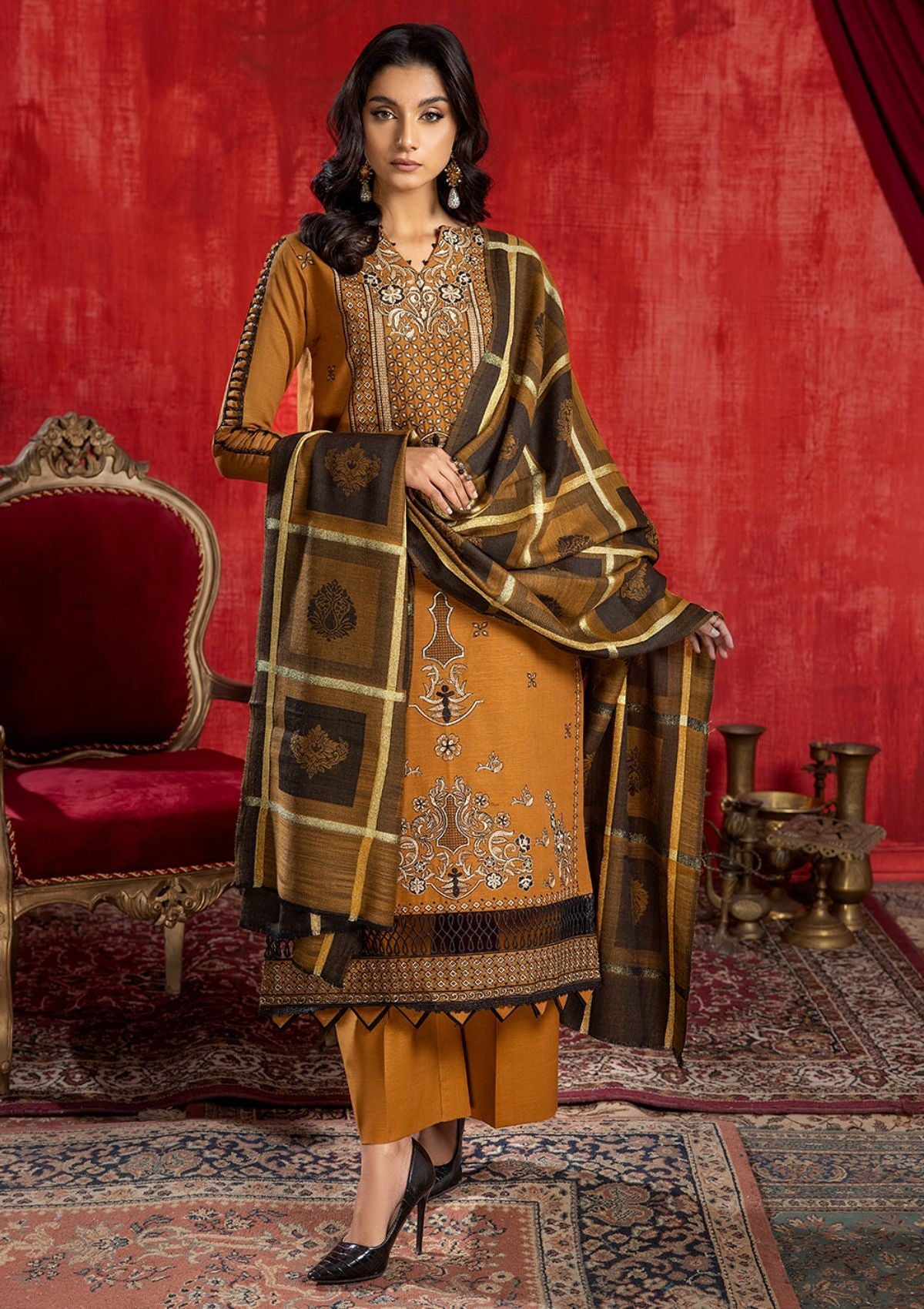 Winter Collection - Bin Ilyas - Remal - Khaddar - D#1946-B