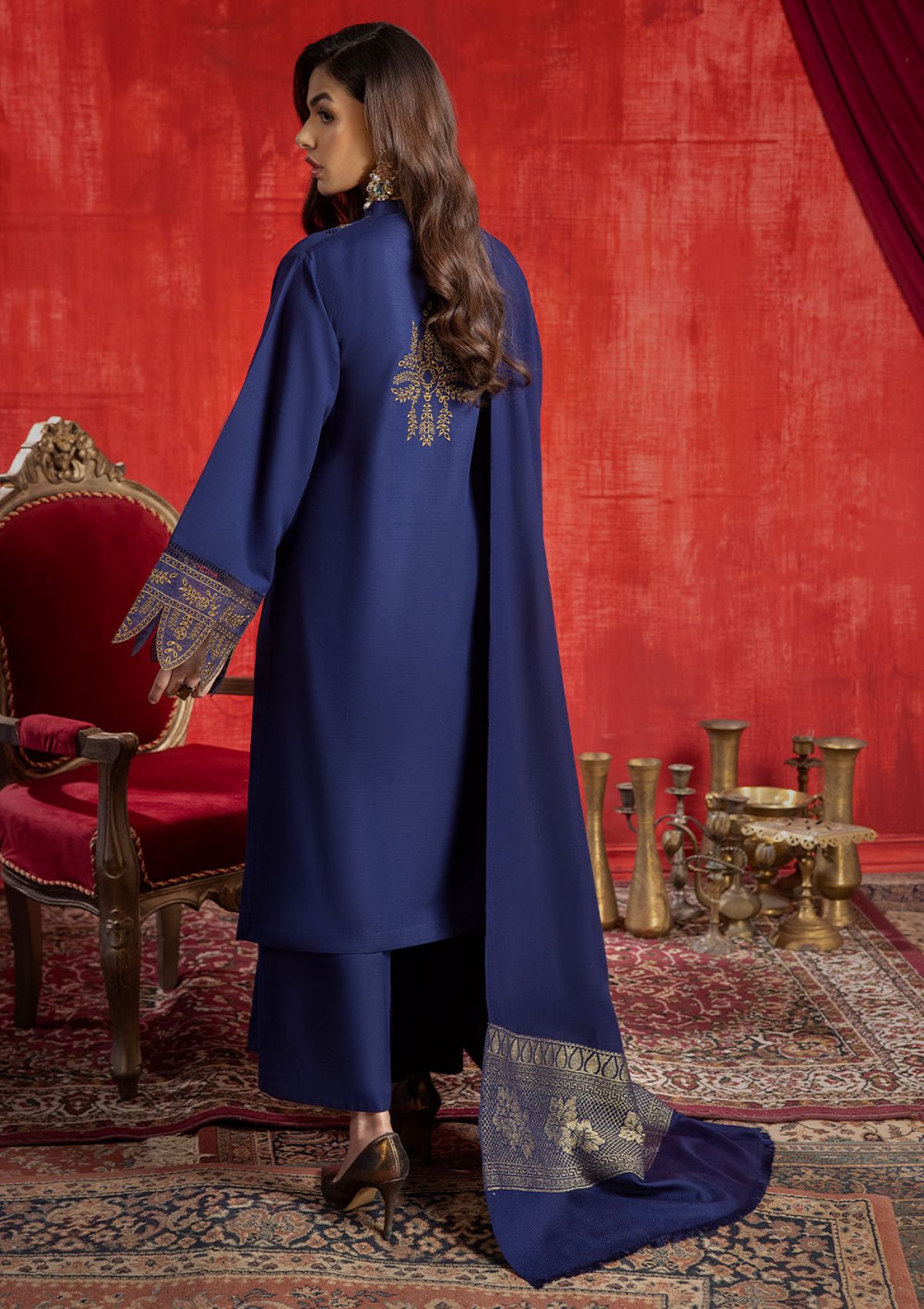 Winter Collection - Bin Ilyas - Remal - Khaddar - D#1954-B