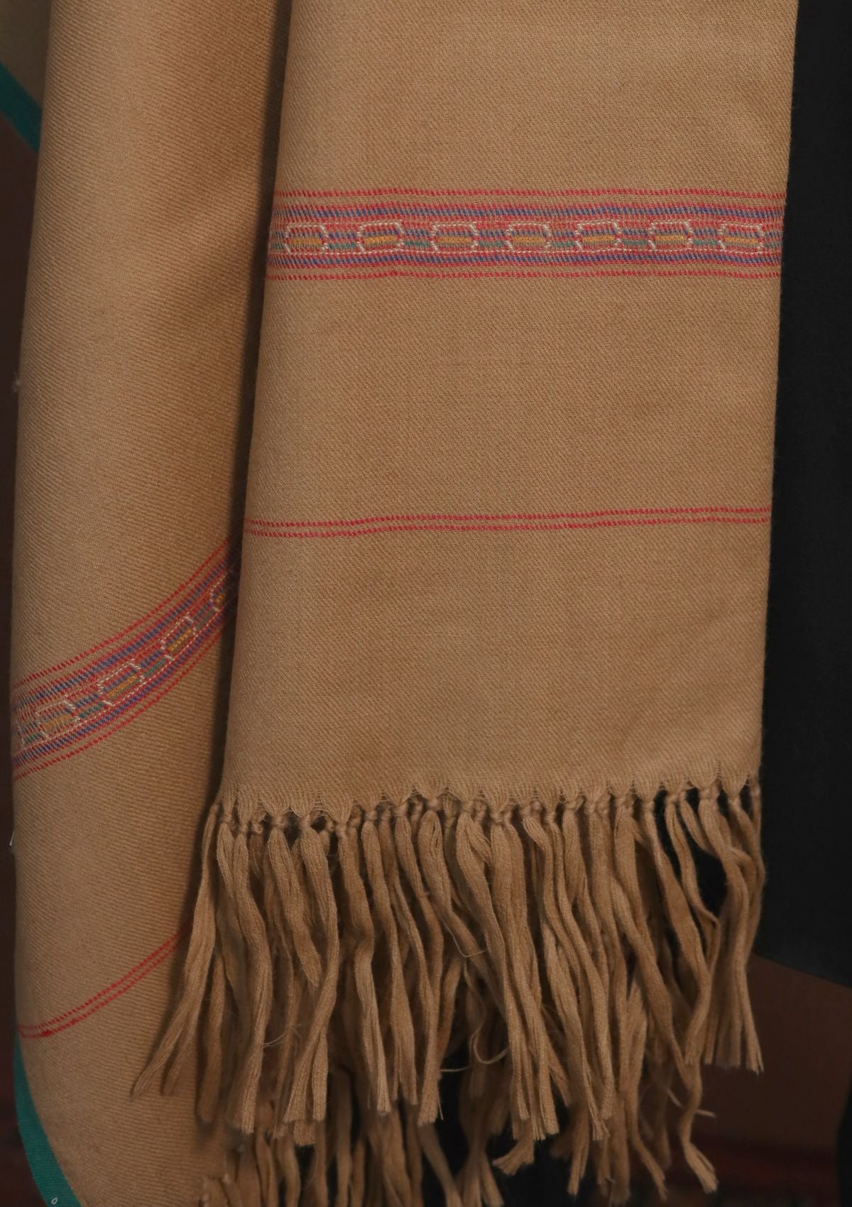 Men Shawls - Wool Shawls - D#216 - Beige