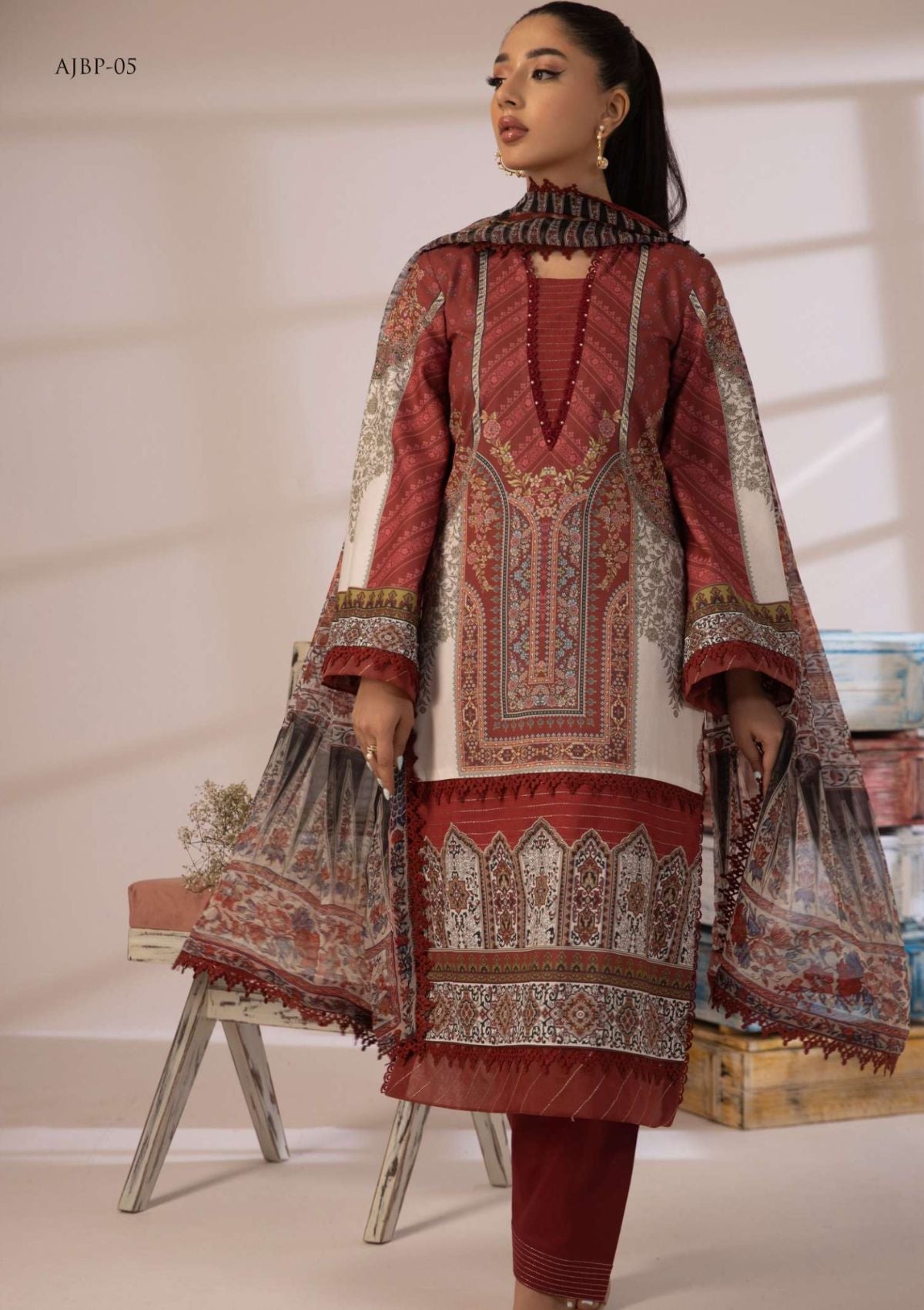 Lawn Collection - Asim Jofa - Prints - AJBP#05