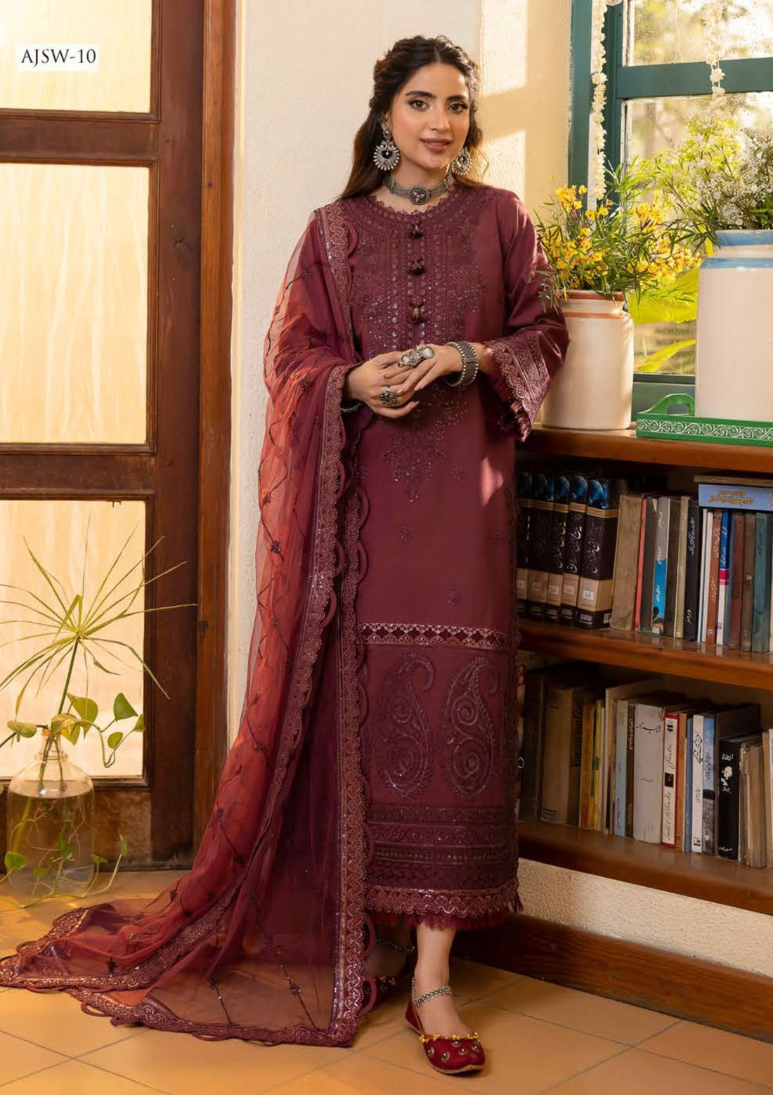 Formal Collection - Asim Jofa - Shadow Work - AJSW#10 - Official Asim Jofa - Agha Fabrics UK