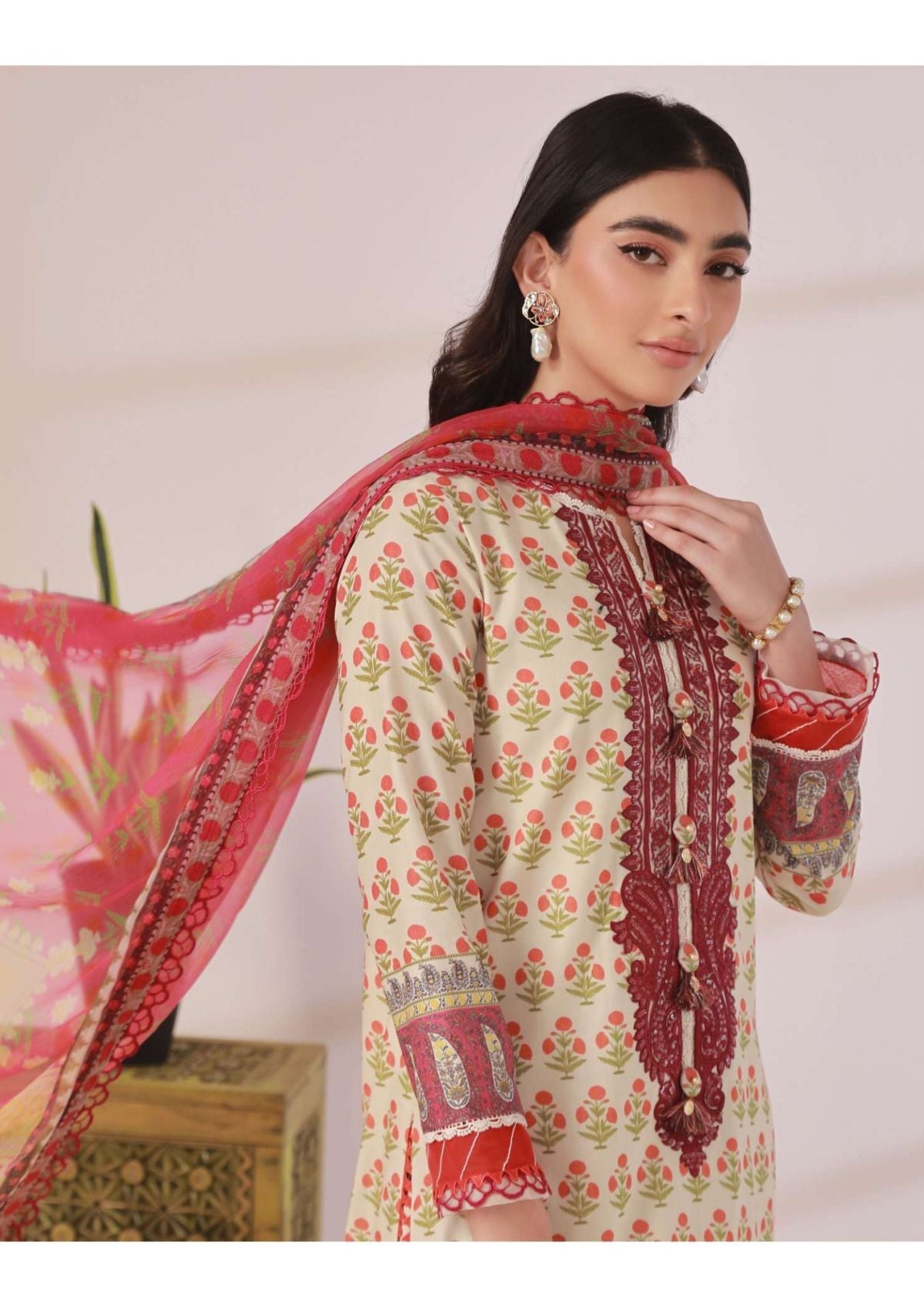 Lawn Collection - Asim Jofa - Prints - AJBP#12 - Official Asim Jofa - Agha Fabrics UK