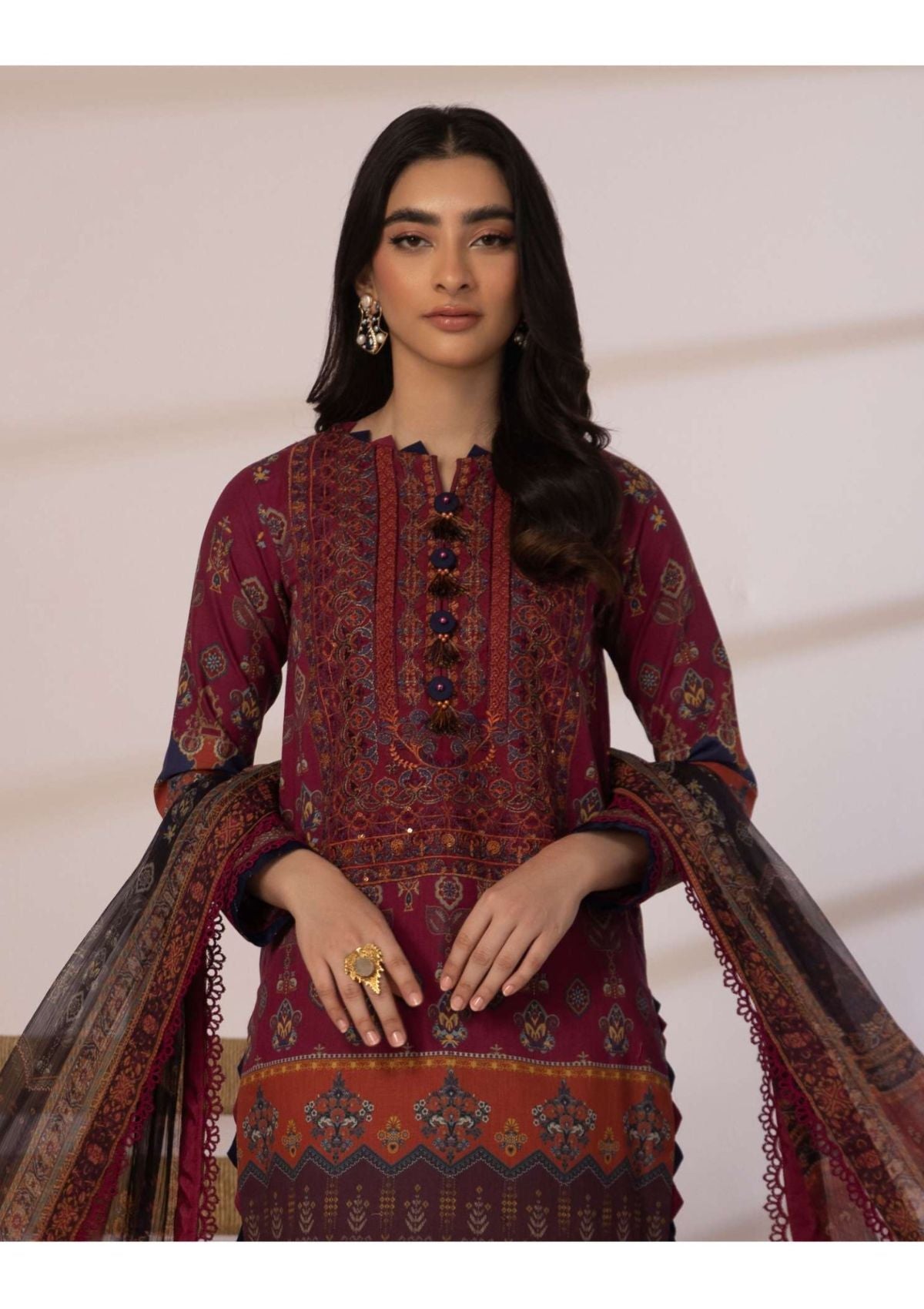 Lawn Collection - Asim Jofa - Prints - AJBP#16 - Official Asim Jofa - Agha Fabrics UK