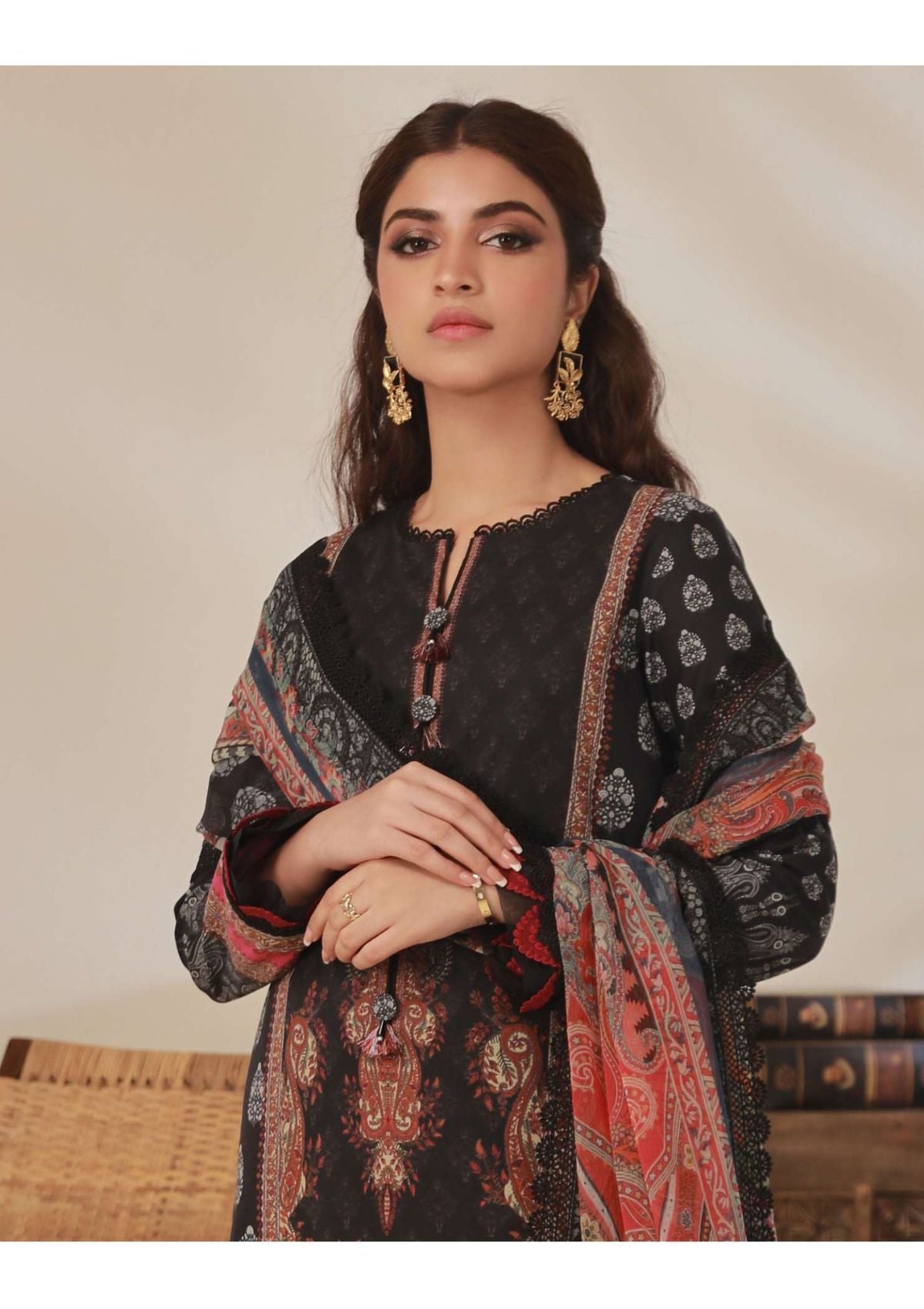 Lawn Collection - Asim Jofa - Prints - AJBP#17 - Official Asim Jofa - Agha Fabrics UK