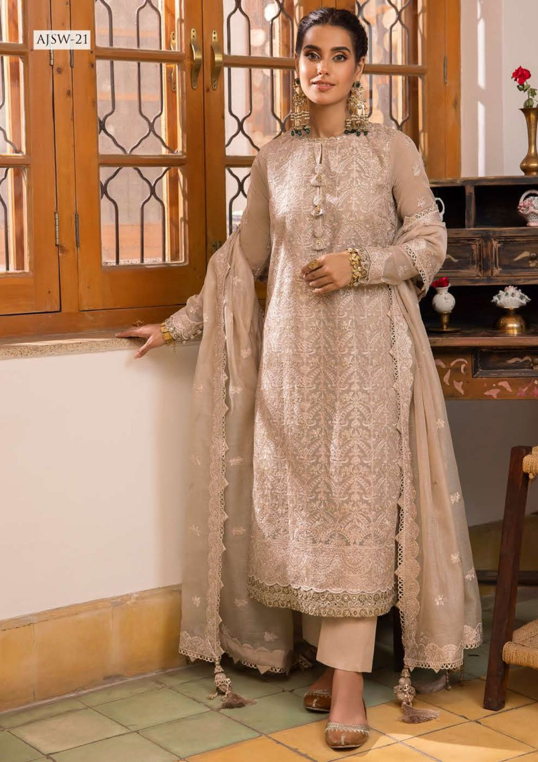 Formal Collection - Asim Jofa - Shadow Work - AJSW#21 - Official Asim Jofa - Agha Fabrics UK